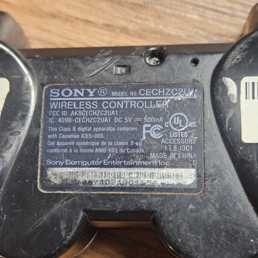 Sony PlayStation 3 PS3 DualShock 3 Wireless Controller Black Ergonomic CECHZC2U‎